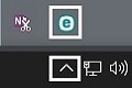Windows System Tray Hidden Programs Icon, ESET Program Icon