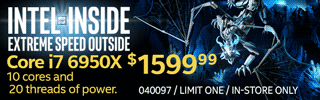 Intel Core i7-6950X Processor - $1599.99
