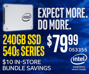 Intel 240GB 540s Series SSD - $79.99