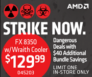 AMD FX-8350 - $129.99