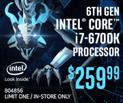Intel Core i7-6700K - $259.99