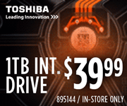 Toshiba 1TB Internal Hard Drive - $39.99