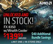 AMD FX-8350 - $139.99
