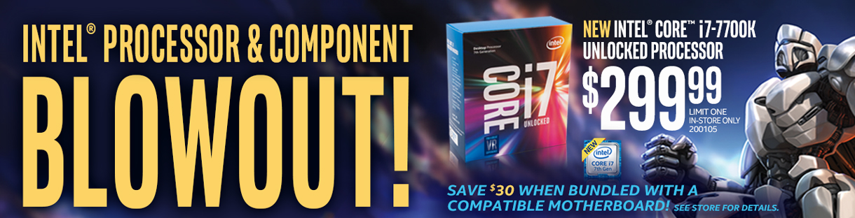 Intel Processor & Component Blowout