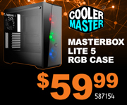 Coolermaster Masterbox Lite 5 RGB Case - $59.99 SKU 587154