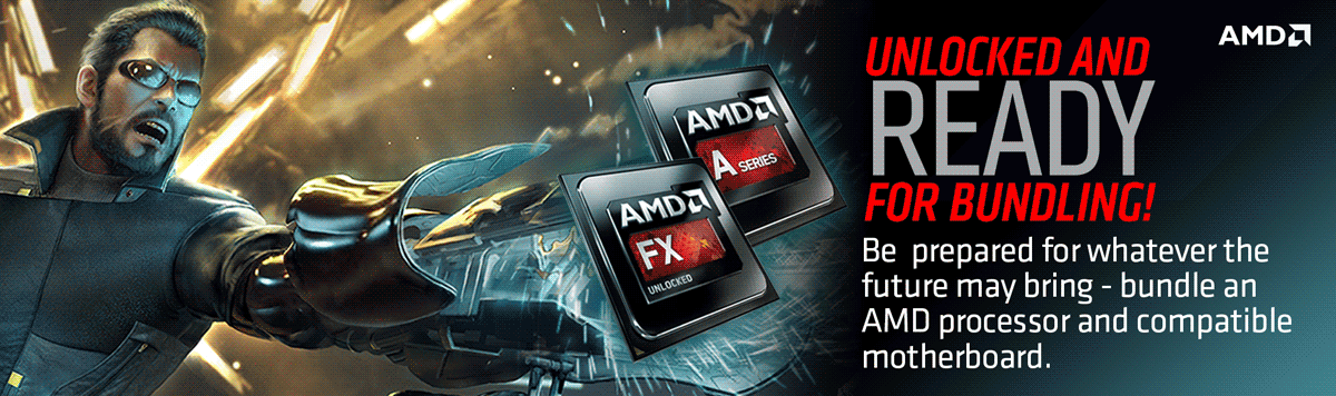 AMD FX and A-Series Processors - Unlocked and Ready for Bundling