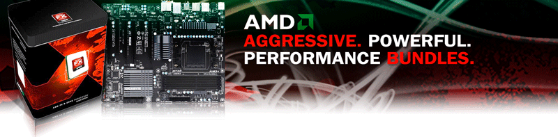 AMD. Aggressive. Powerful. Performace Bundles.